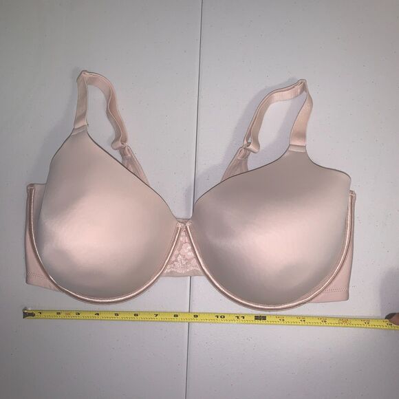 Vanity Fair 42DDD Beige Nude Beauty Back Smoother Full Coverage Bra Underwire - Picture 4 of 4